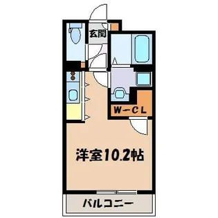 AXIA亀島【2階】の間取り