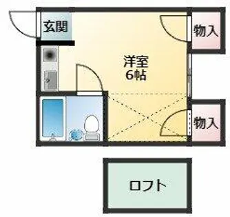 田中ハイツ【3階】の間取り