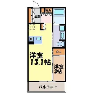 LASANTE東桜【13階】の間取り