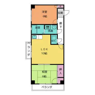 ロイヤルハイツ平針【4階】の間取り