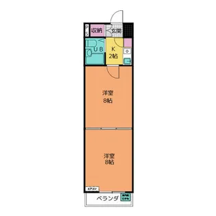 ガーデンコート平針【4階】の間取り