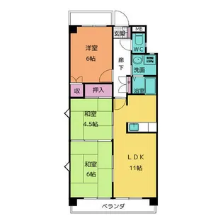 クレストAi-2【2階】の間取り