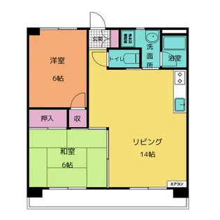 白山ハイランド【2階】の間取り