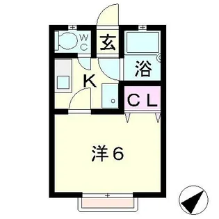 ハイツ吉田 B棟【2階】の間取り