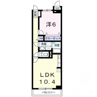 メゾン・ド・リズ【3階】の間取り