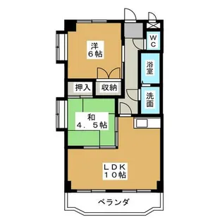 サンライズ入場【5階】の間取り