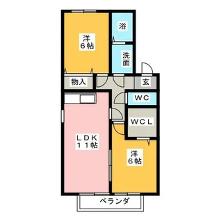ファミール36【2階】の間取り