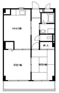 ピュア・エレガンス【1階】の間取り