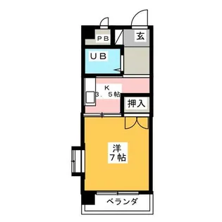 メゾン八幡【3階】の間取り