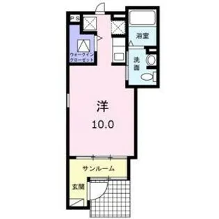 ラムザ【101号室】の間取り