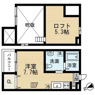 Amolir(アモリール)【1階】の間取り