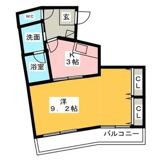 GRACE FIORE【2階】の間取り