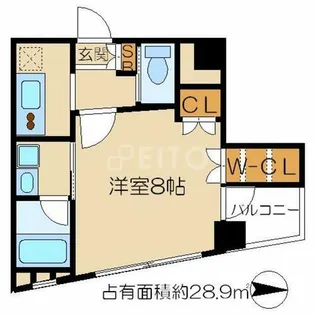 オリゾンタル下鴨【5階】の間取り