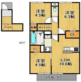 Pleasure【2階】の間取り