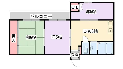 マンションアンナス【1階】の間取り