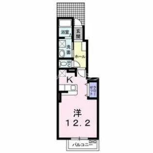 エスポワール Aya Ⅰ【1階】の間取り