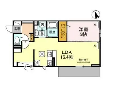 メリヤス手柄 (旧.D’s手柄)【1階】の間取り