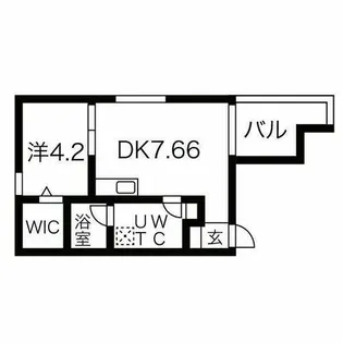 Precher 道徳通【2階】の間取り