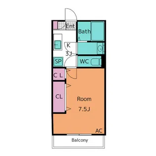 RITZ COURT(リッツコート)【1階】の間取り