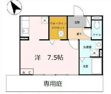 ホワイトヘロン【1階】の間取り