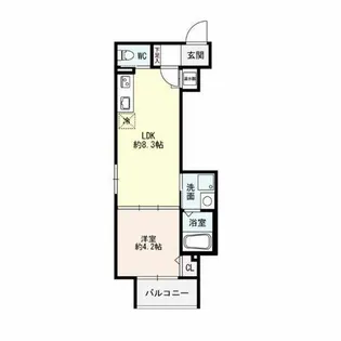 Stage K 向島【2階】の間取り
