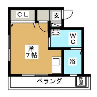 ソレイユⅡ【2階】の間取り