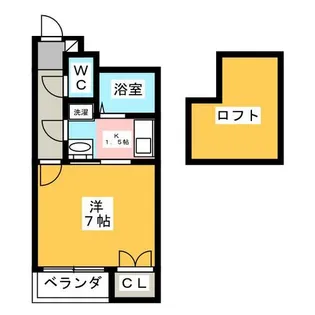 ベルハウスⅡ【1階】の間取り