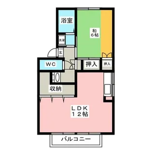 スリーオーハイツ【1階】の間取り