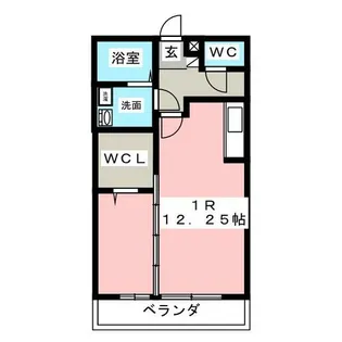 オンディーヌアイリ【1階】の間取り