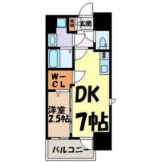 エステムコート名古屋新栄Ⅱアリーナ【12階】の間取り