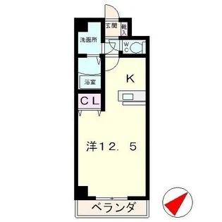 レックス草津【2階】の間取り