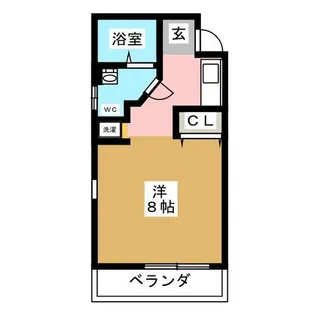 センチュリィ山の手【3階】の間取り