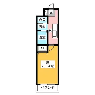 A・City守山小幡【5階】の間取り