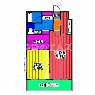 S-FORT筑紫通り【4階】の間取り