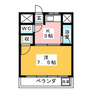 コーポ倉正【3階】の間取り