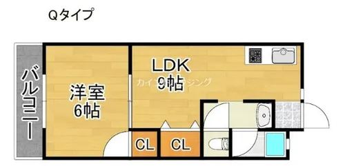 タカイレジデンス【4階】の間取り