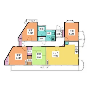 ラフォーレ八事表山【2階】の間取り