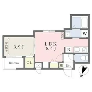 Cherim黄金【2階】の間取り