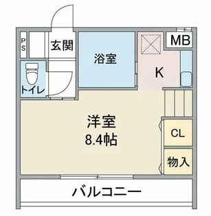 Apt.浄心【3階】の間取り