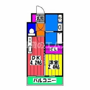 MODERN PALAZZO博多tres【6階】の間取り