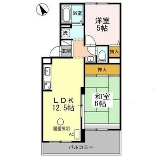 ヴァンベールしののめ A棟【3階】の間取り