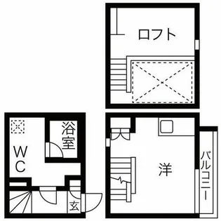 スタジオ・アリエッタ【1階】の間取り