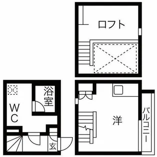スタジオ・アリエッタ【1階】の間取り