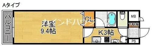 モンターニュロンドⅠ【2階】の間取り