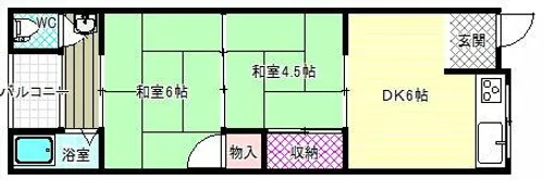 漁野文化【2階】の間取り