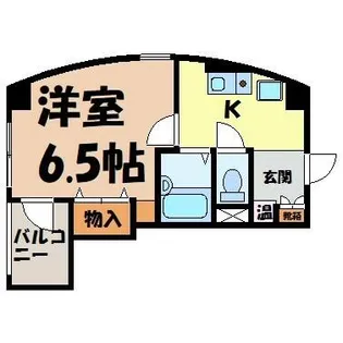 グランベール安田通【4階】の間取り