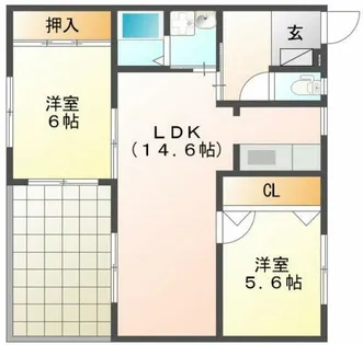 ノーブルレジェンド【303号室】の間取り