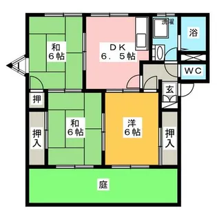 ライフスポットフォーリーブス【1階】の間取り