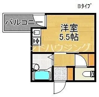 三研BLDインペリアル5号館【3階】の間取り