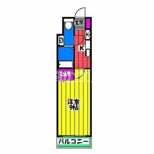 和光レジデンス博多【2階】の間取り